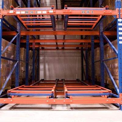 Warehouse industrial aparta el sistema del estante de la plataforma con capacidad de alta densidad