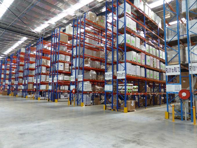 Sistema industrial ajustable adaptable del estante de la estantería de Warehouse